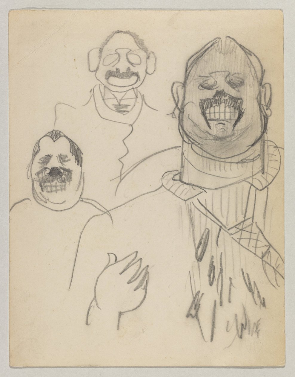 Invitasjonskort til sølvbryllupsmottakelsen til Louis Gessler og kone av Lovis Corinth