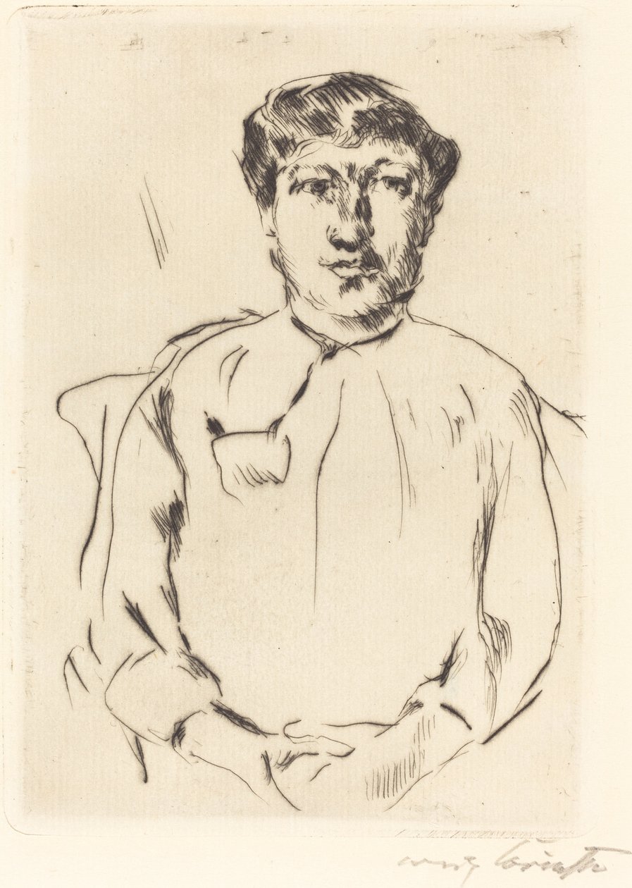 Frauenbildnis Portrett av en kvinne, 1914. av Lovis Corinth
