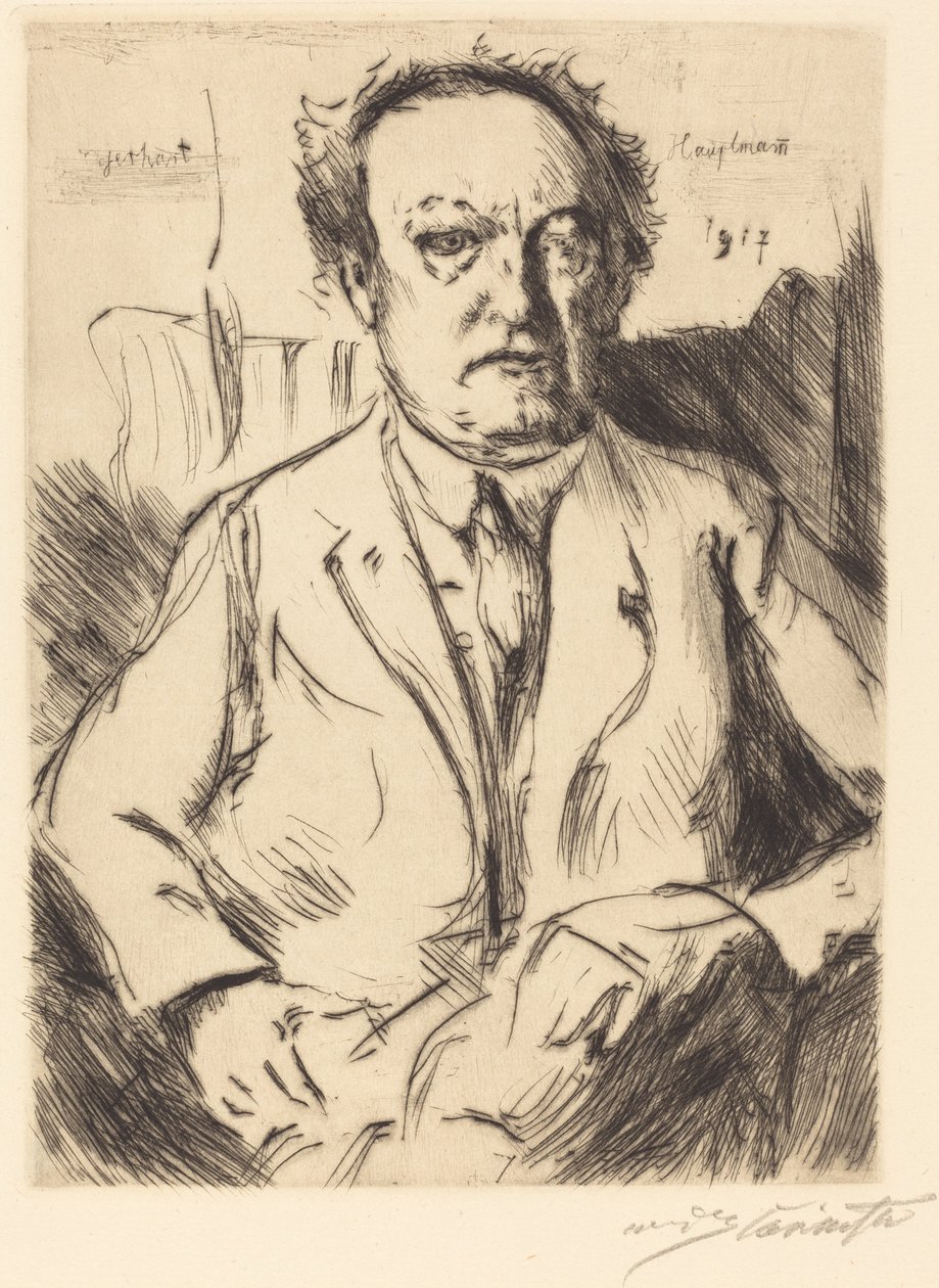 Gerhart Hauptman av Lovis Corinth