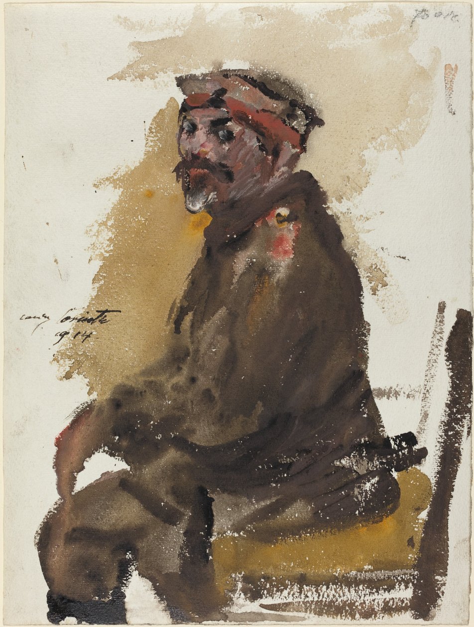 Hermann Struck i uniform av Lovis Corinth