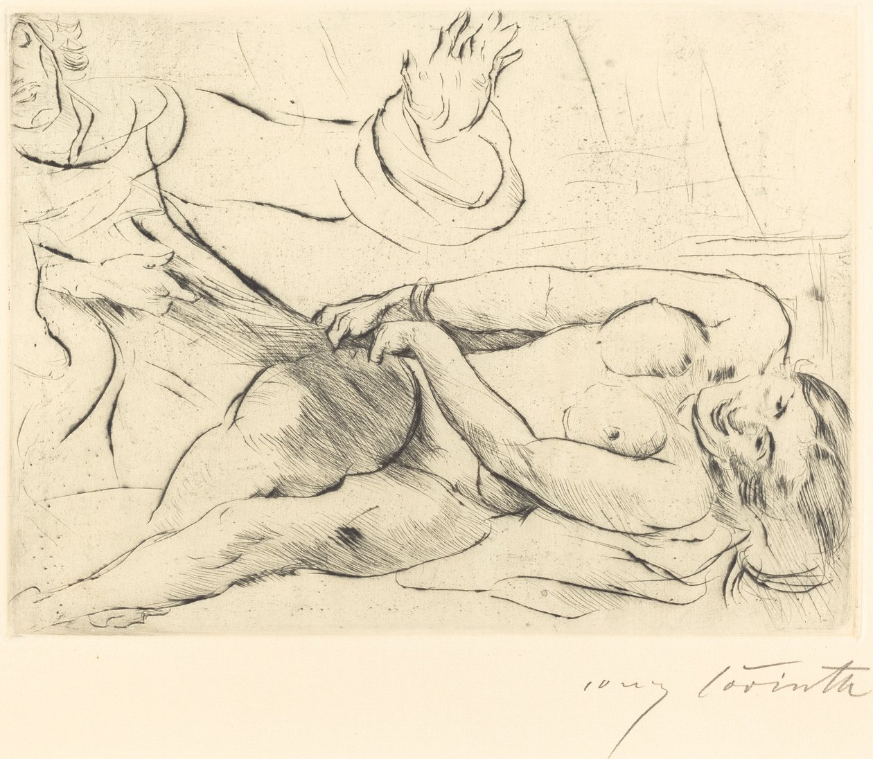 Josef og Potifars kone II av Lovis Corinth
