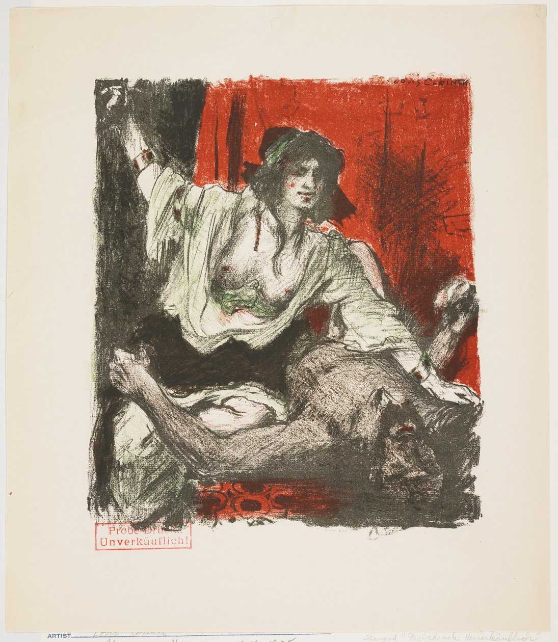 Judith og Holofernes, fra Das Buch Judith (The Book of Judith), 1910 av Lovis Corinth
