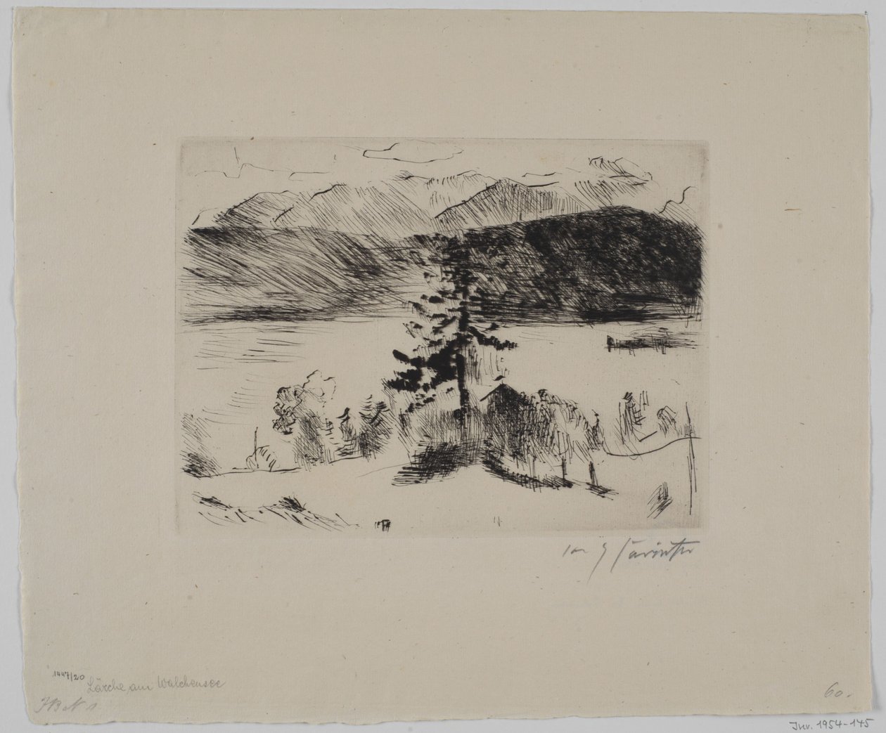 Lerk ved Walchensee av Lovis Corinth