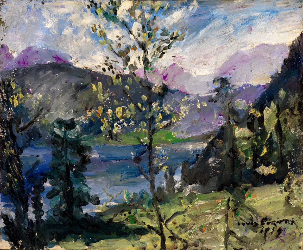 Landskap ved Walchensee av Lovis Corinth