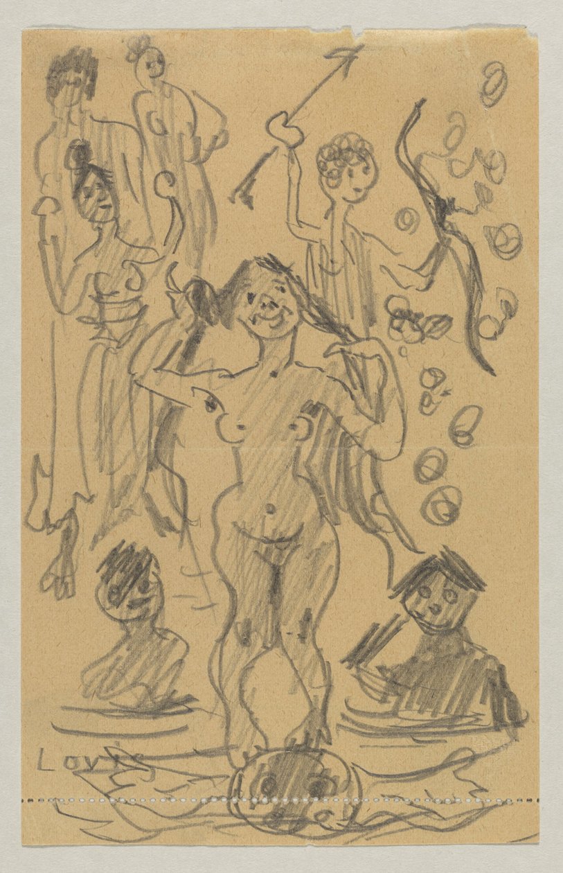 Lovis Corinth og Carl Strathmann av Lovis Corinth