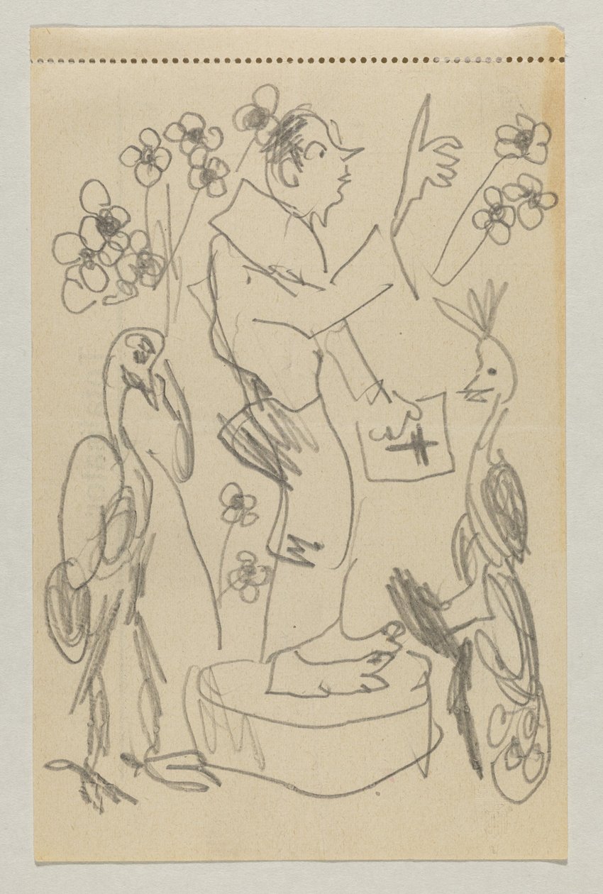 Lovis Corinth og Carl Strathmann av Lovis Corinth