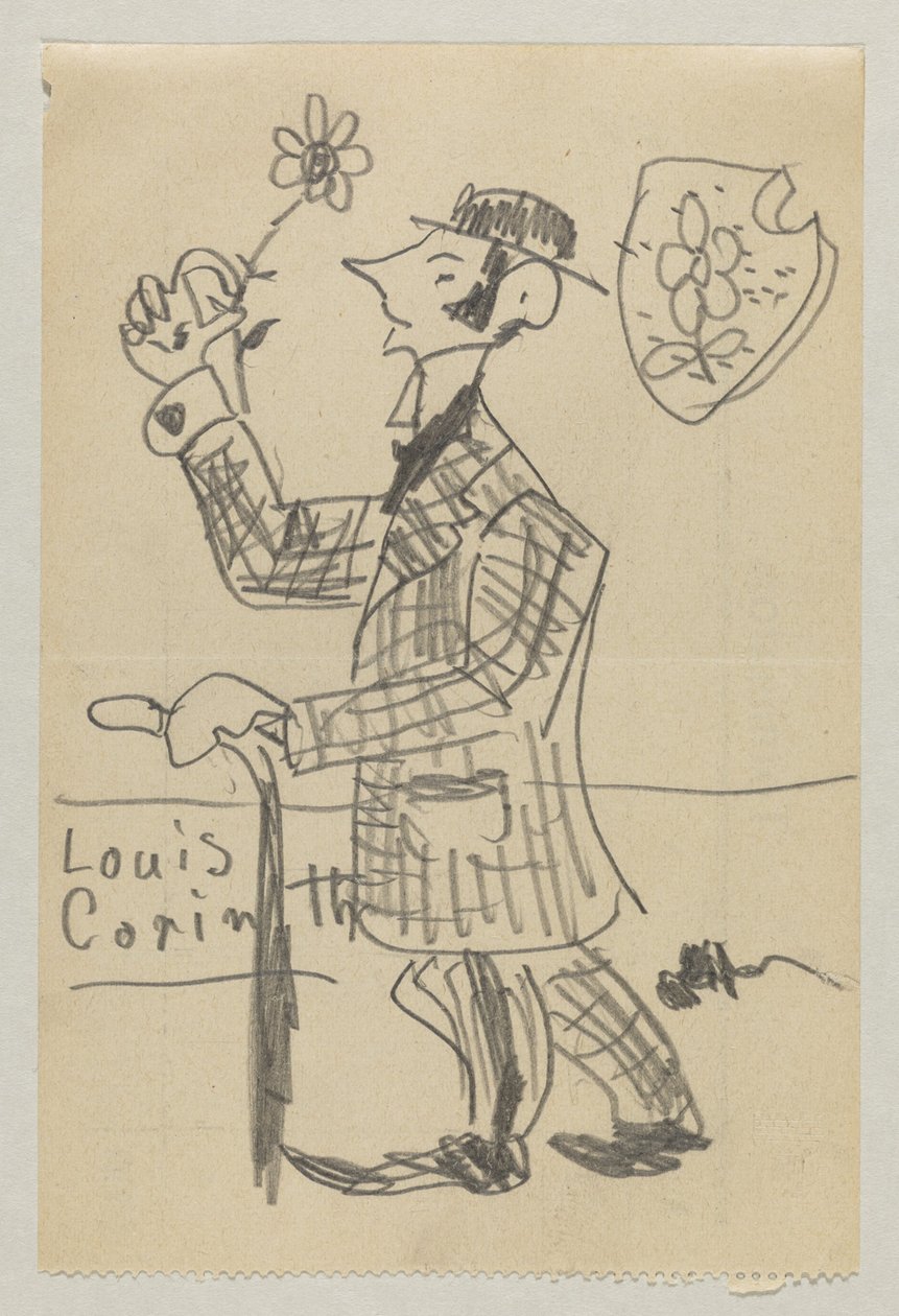 Lovis Corinth og Carl Strathmann av Lovis Corinth