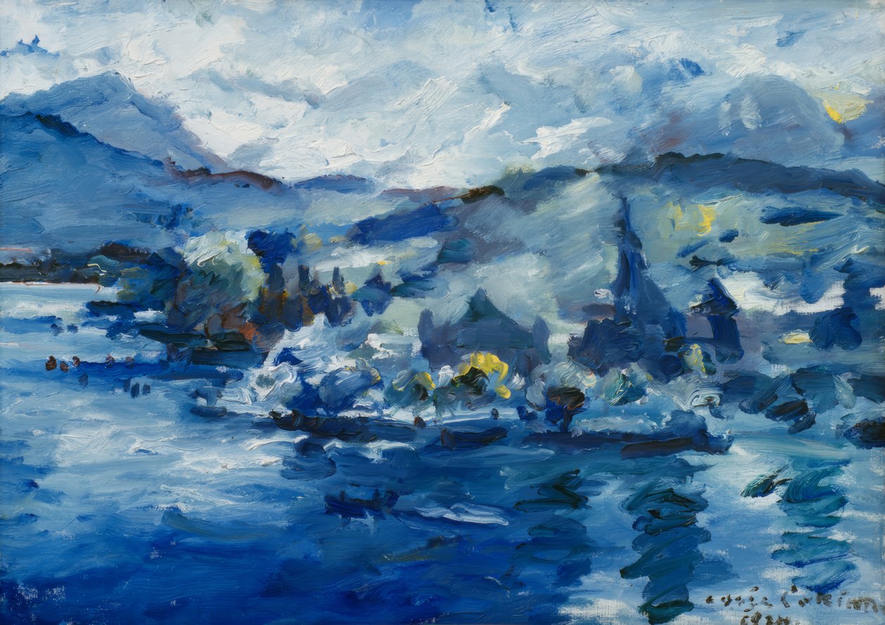 Vierwaldstättersee på ettermiddagen av Lovis Corinth