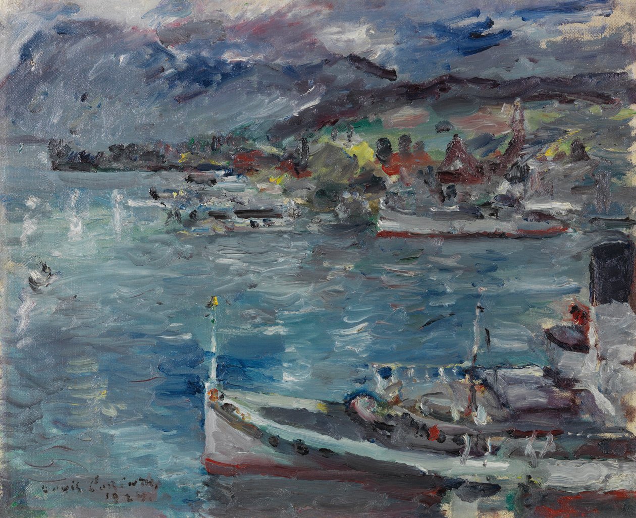 Vierwaldstättersjøen om formiddagen av Lovis Corinth