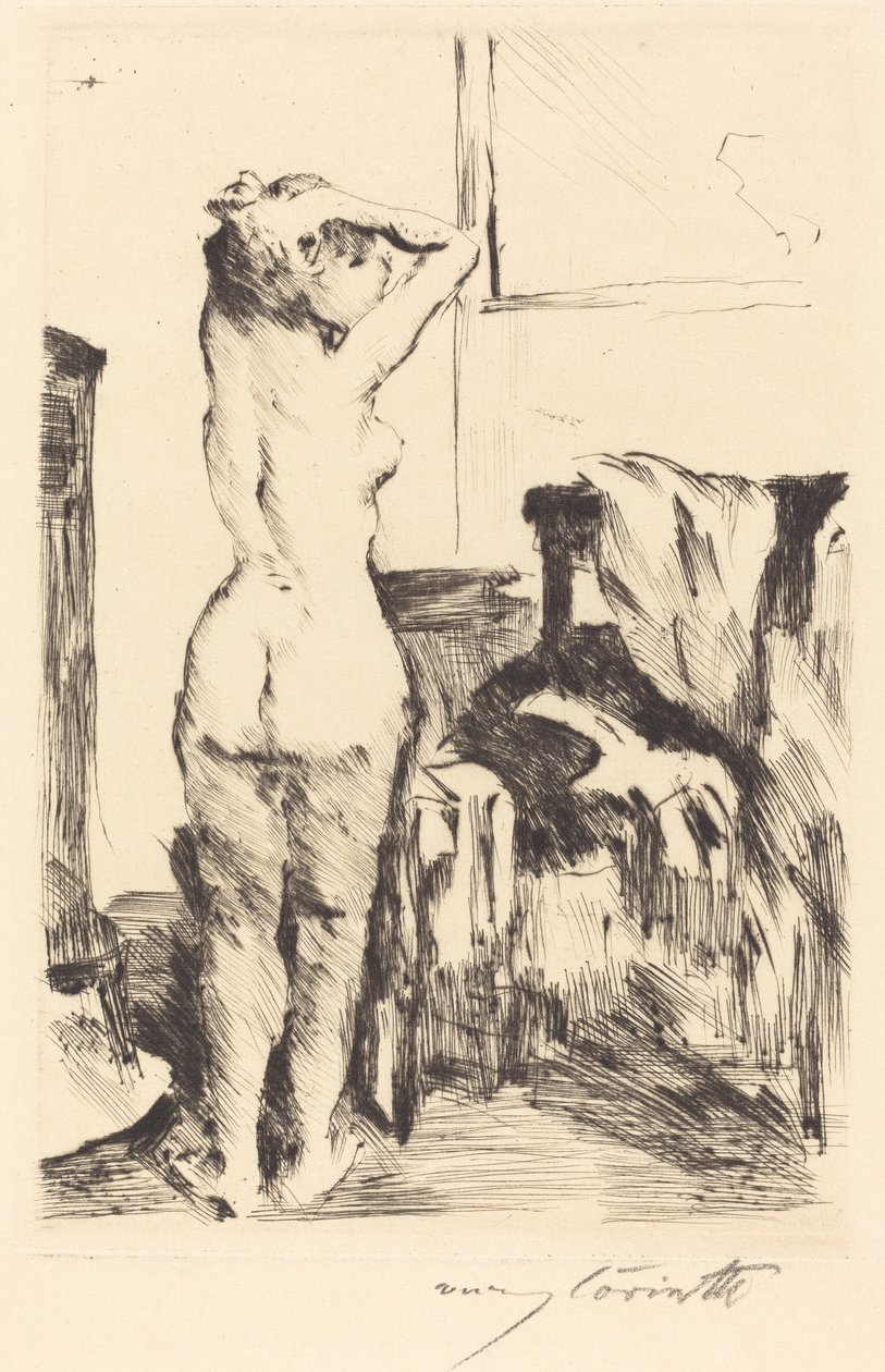 Modellstudie Study of a Model, 1916. av Lovis Corinth