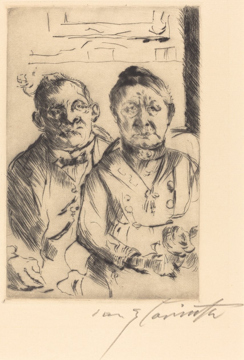 Øst-preussisk par (par fra Øst-Preussen) av Lovis Corinth