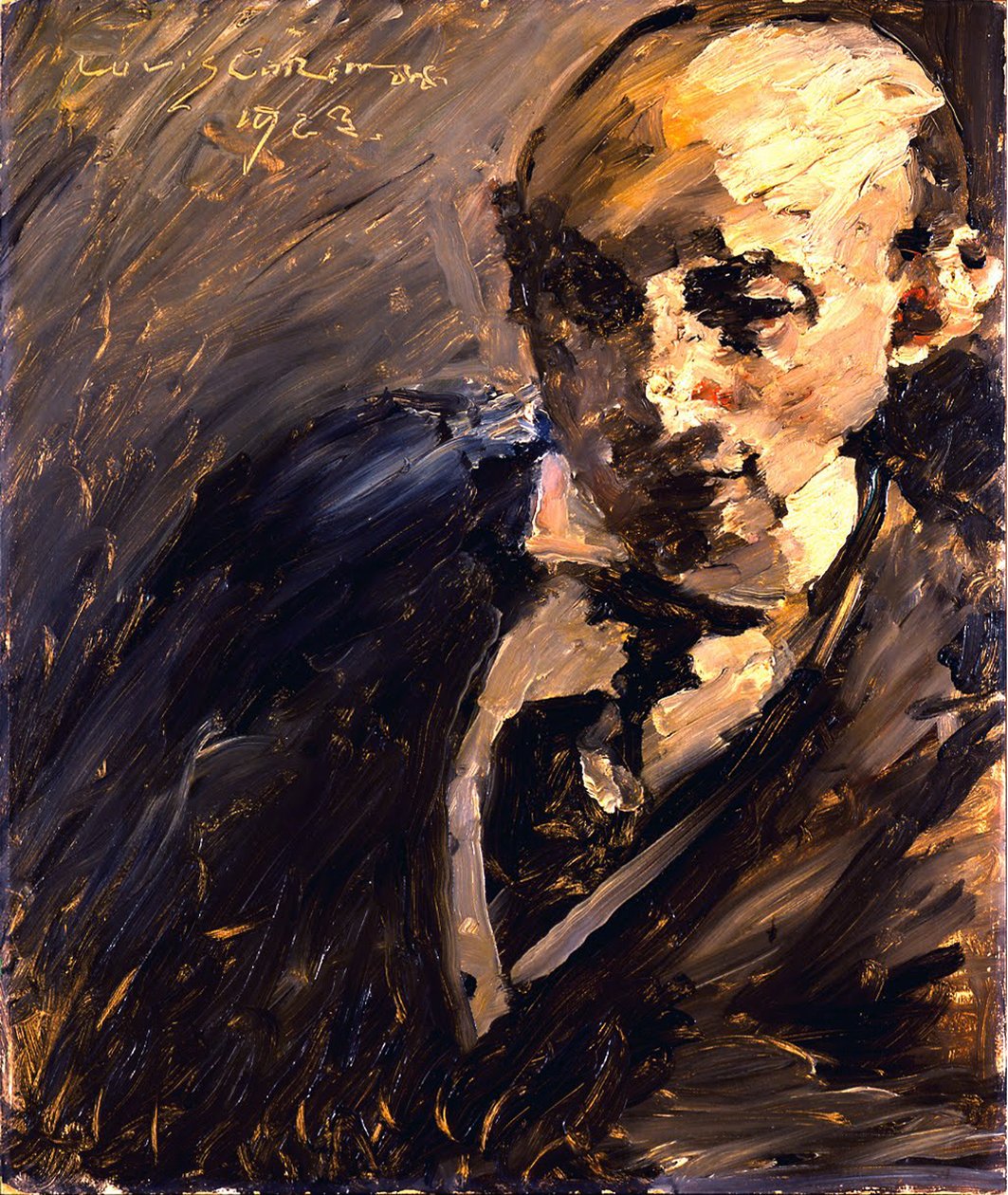 Portrett av Alfred Kuhn, 1923 av Lovis Corinth