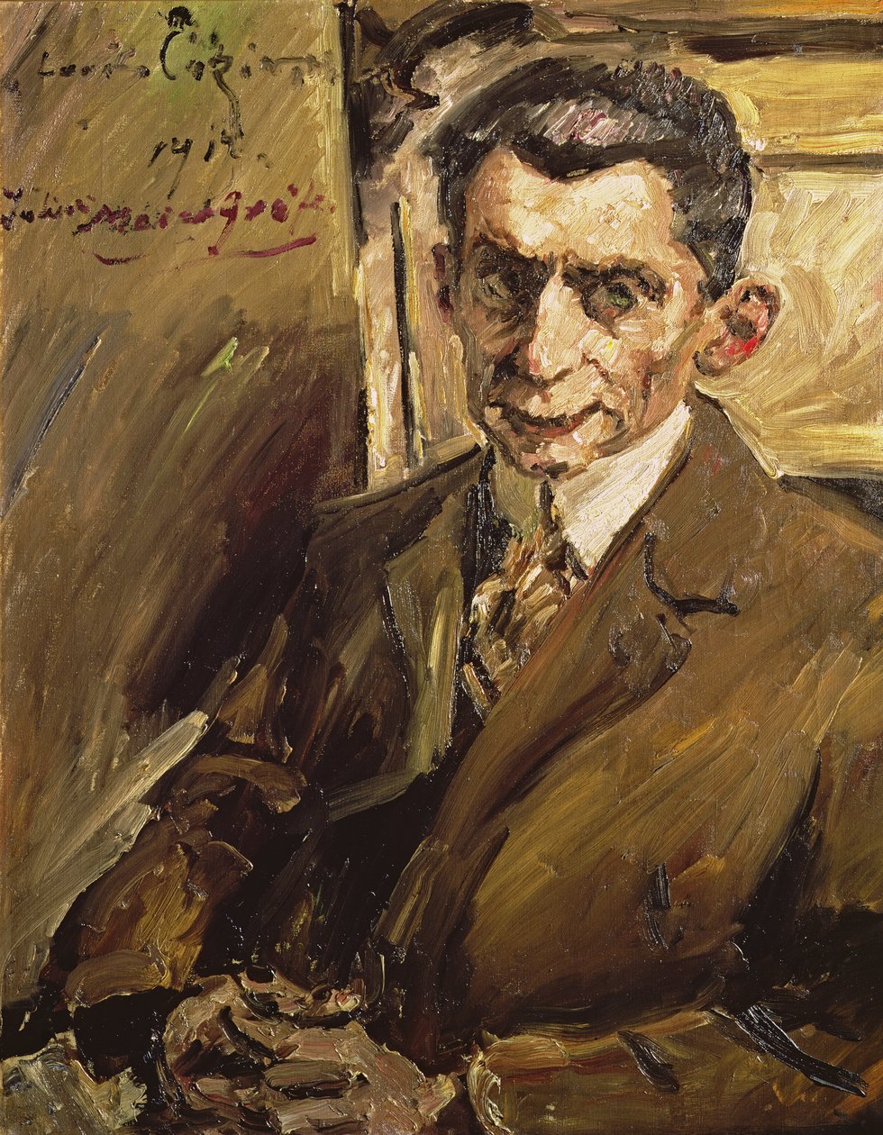 Portrett av Julius Meier-Grafe (1867-1935) kunsthistoriker, ca. 1912-14 av Lovis Corinth