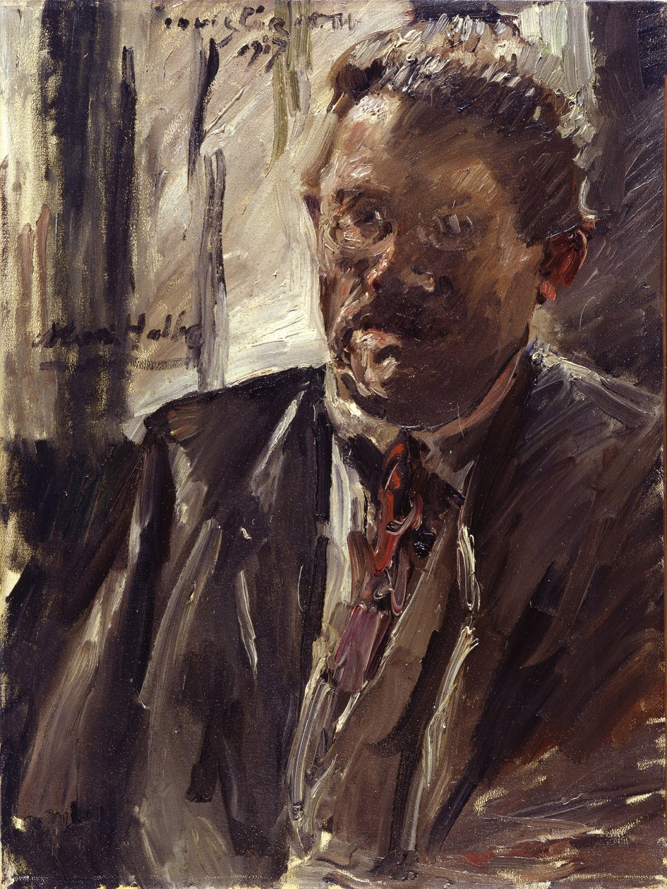Portrett av Max Halbe av Lovis Corinth