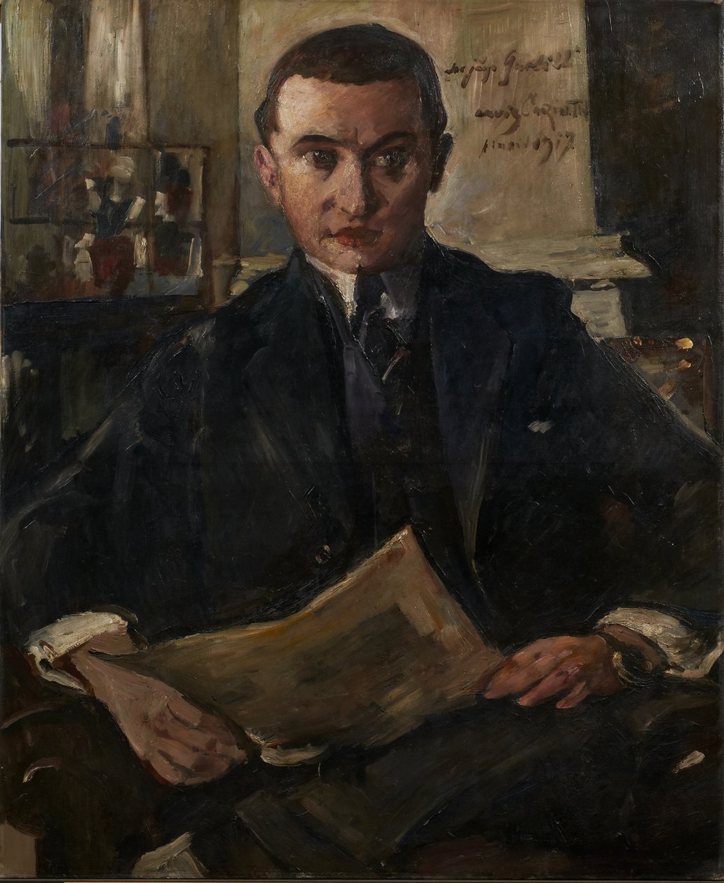 Portrett av Wolfgang Gurlitt av Lovis Corinth