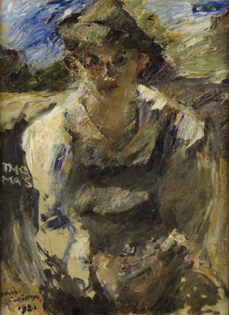 Portrett av sønnen Thomas av Lovis Corinth