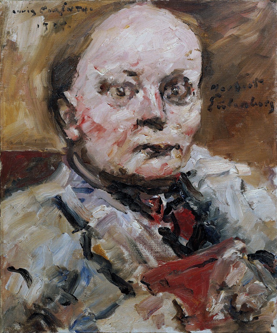 Portrett av poeten Herbert Eulenberg, 1924. av Lovis Corinth
