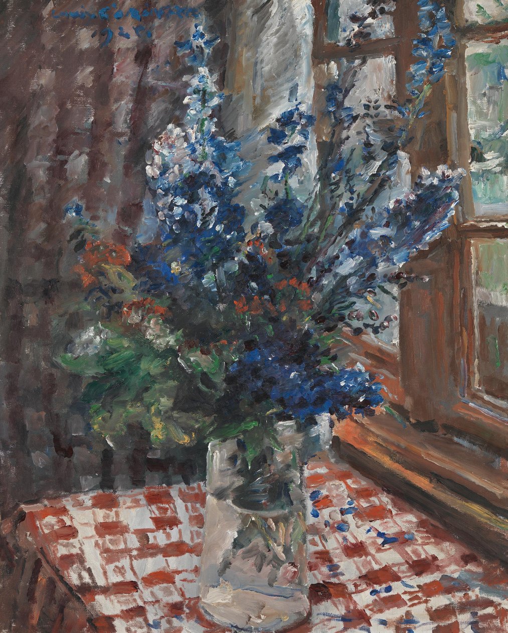 Ridderspore av Lovis Corinth