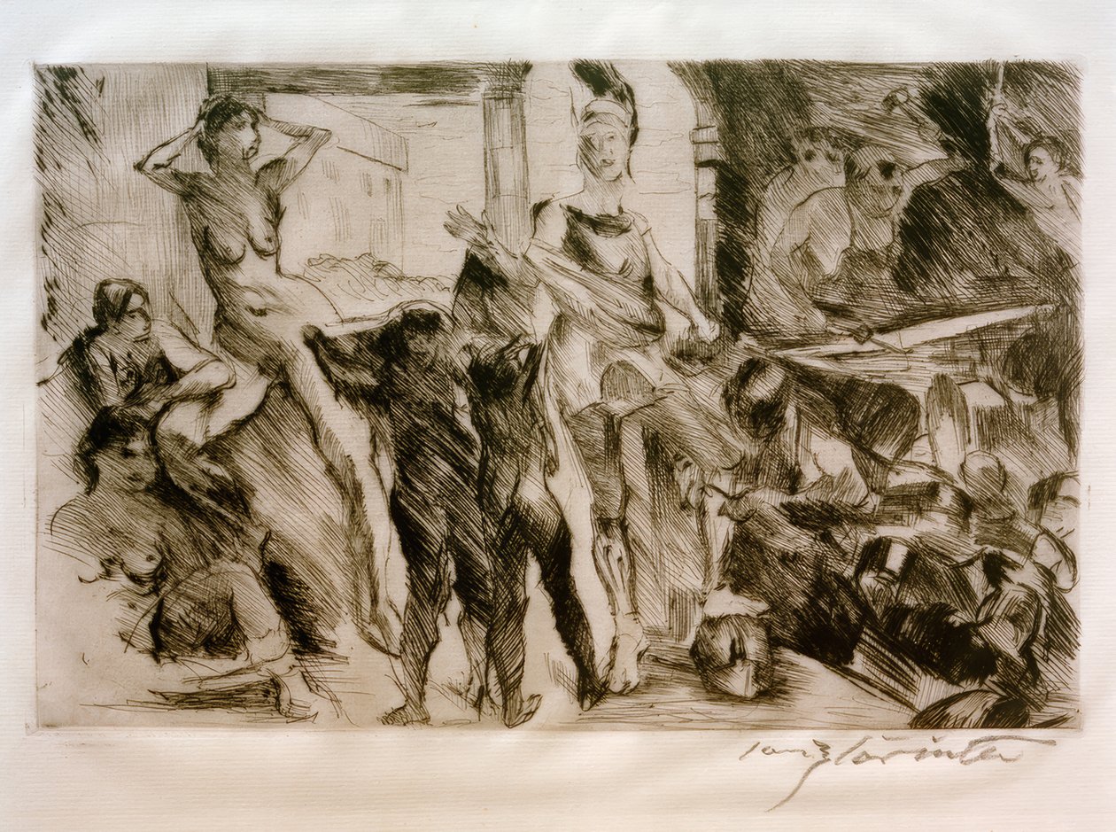 Smia av vulkanen av Lovis Corinth
