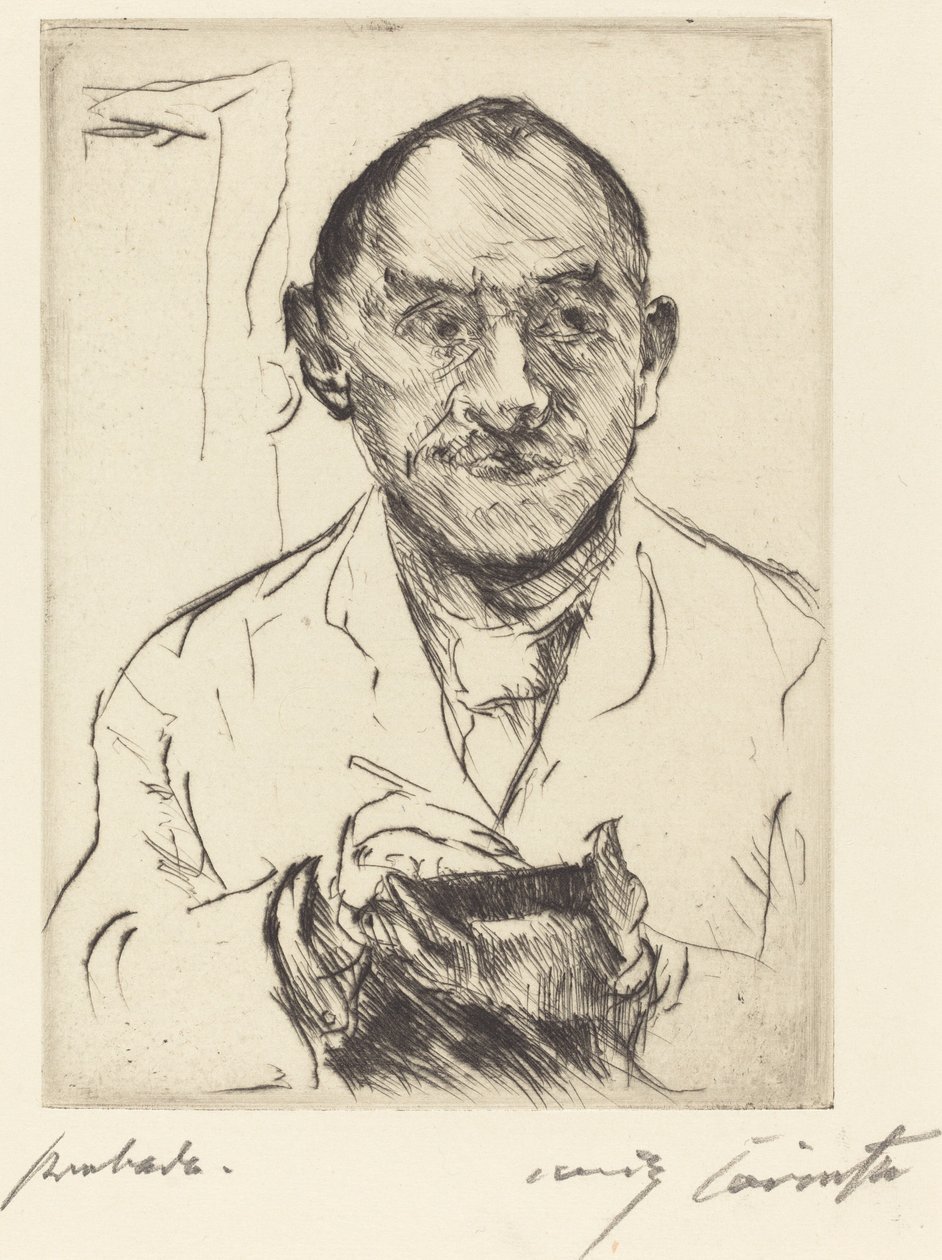 Selvportrett (selvportrett) av Lovis Corinth
