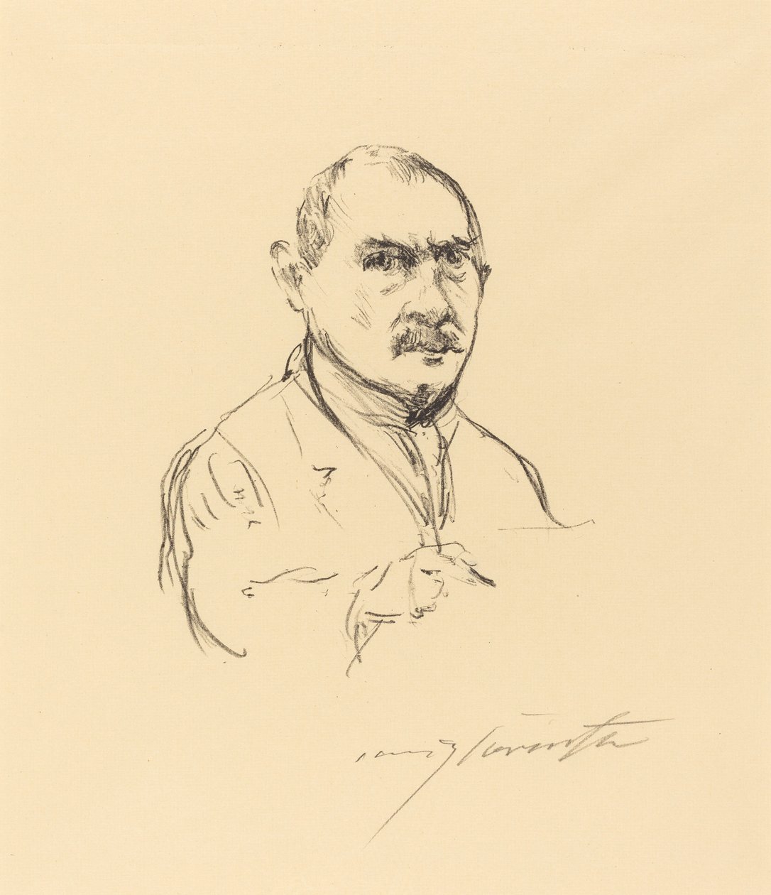 Selvportrett (selvportrett) av Lovis Corinth