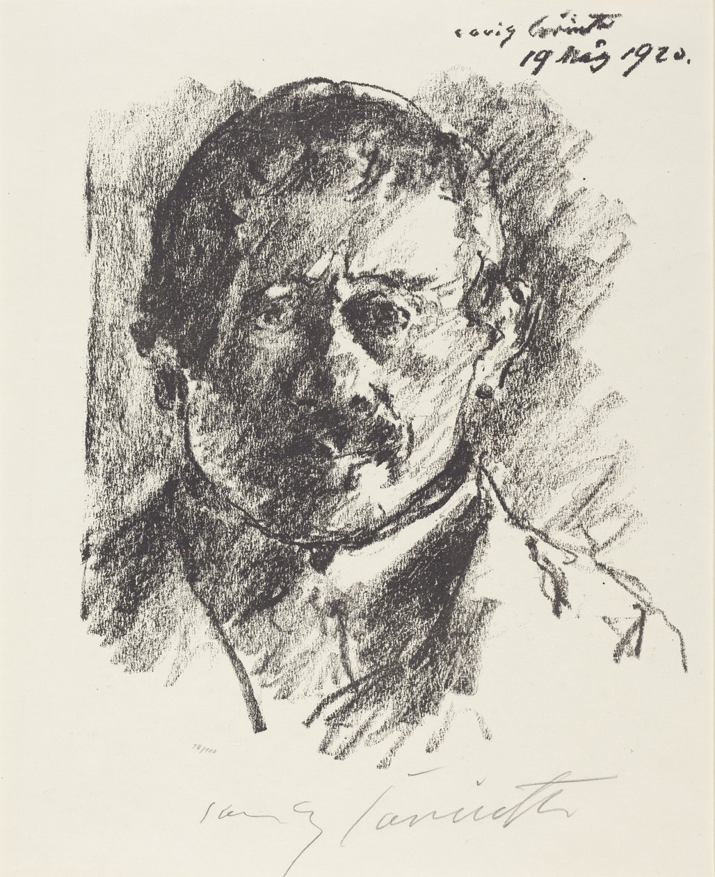 Selvportrett av Lovis Corinth