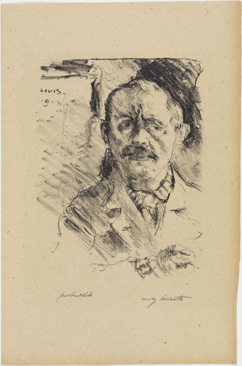 Selvportrett av Lovis Corinth
