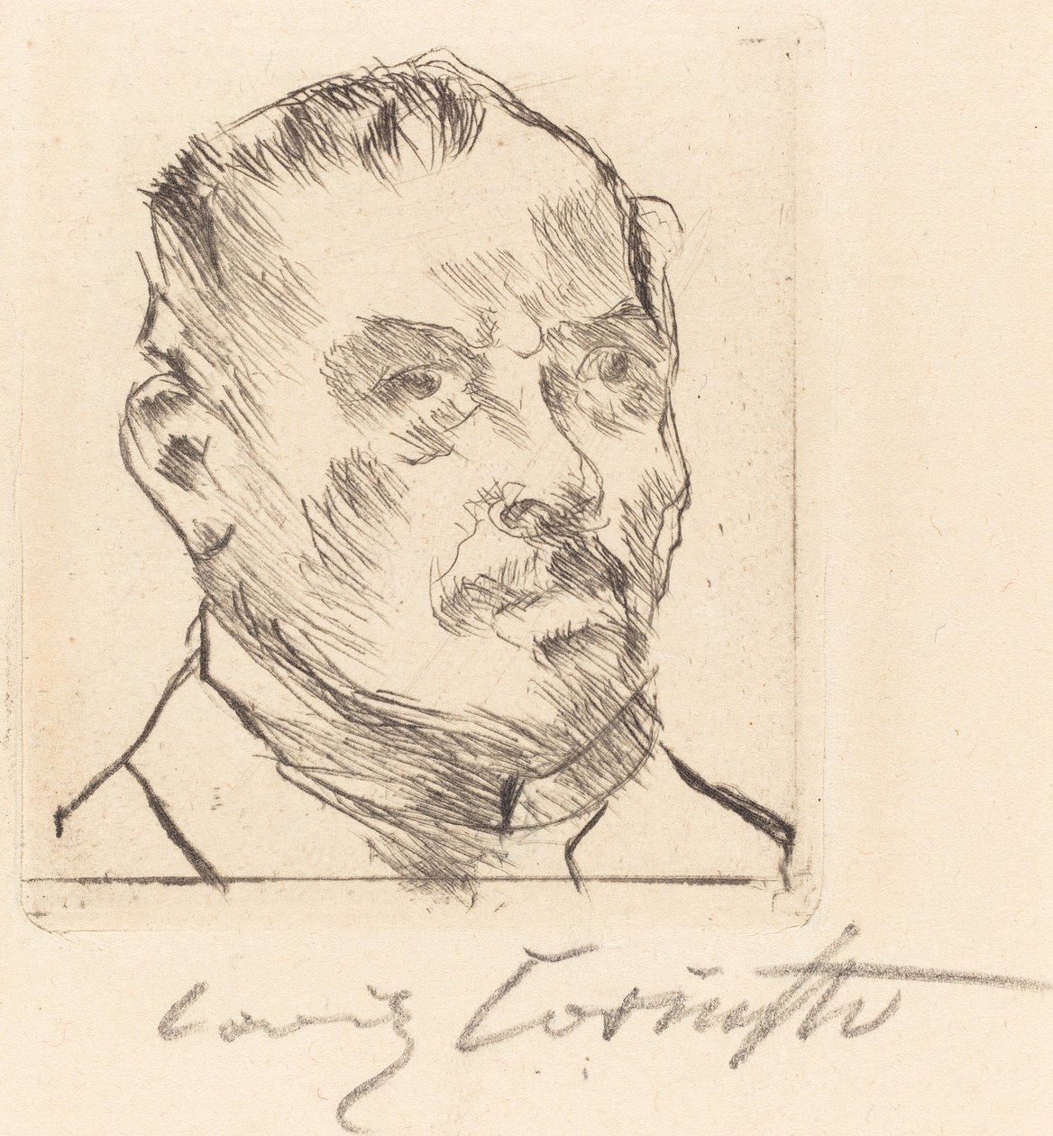 Selvportrett - Hode Selvportrett - Hode, 1916 av Lovis Corinth