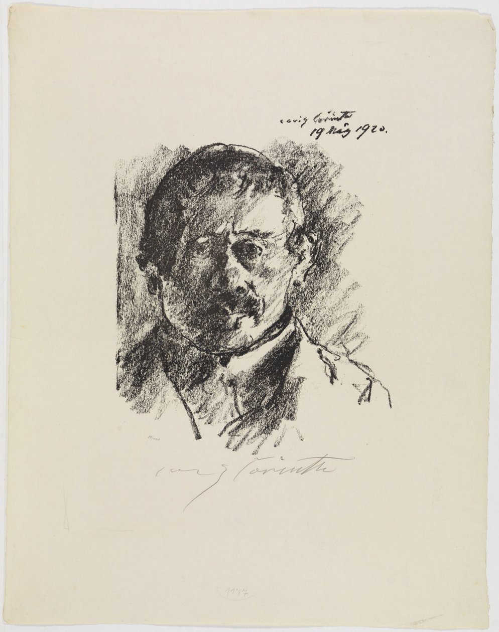 Selvportrett, 19. mars 1920 av Lovis Corinth