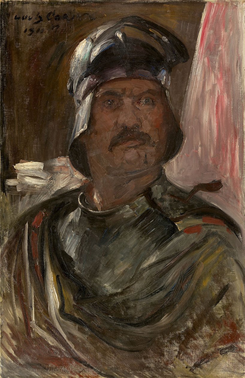 Selvportrett i rustning, 1911. av Lovis Corinth