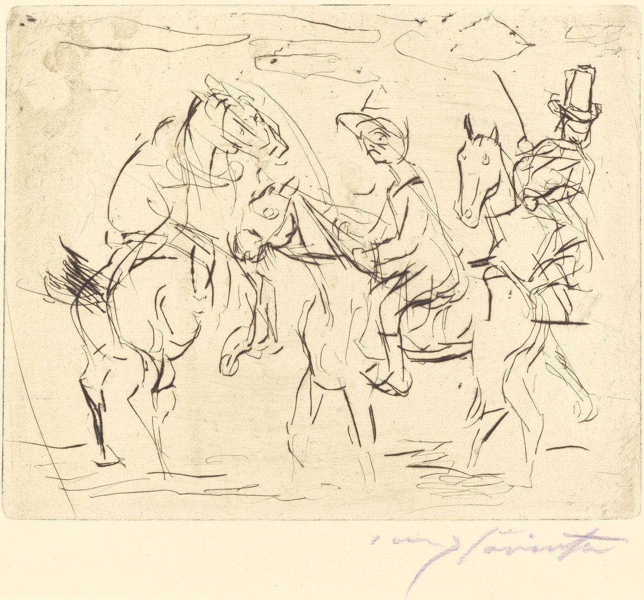 Sunday Riders Sunday Riders, 1920. av Lovis Corinth