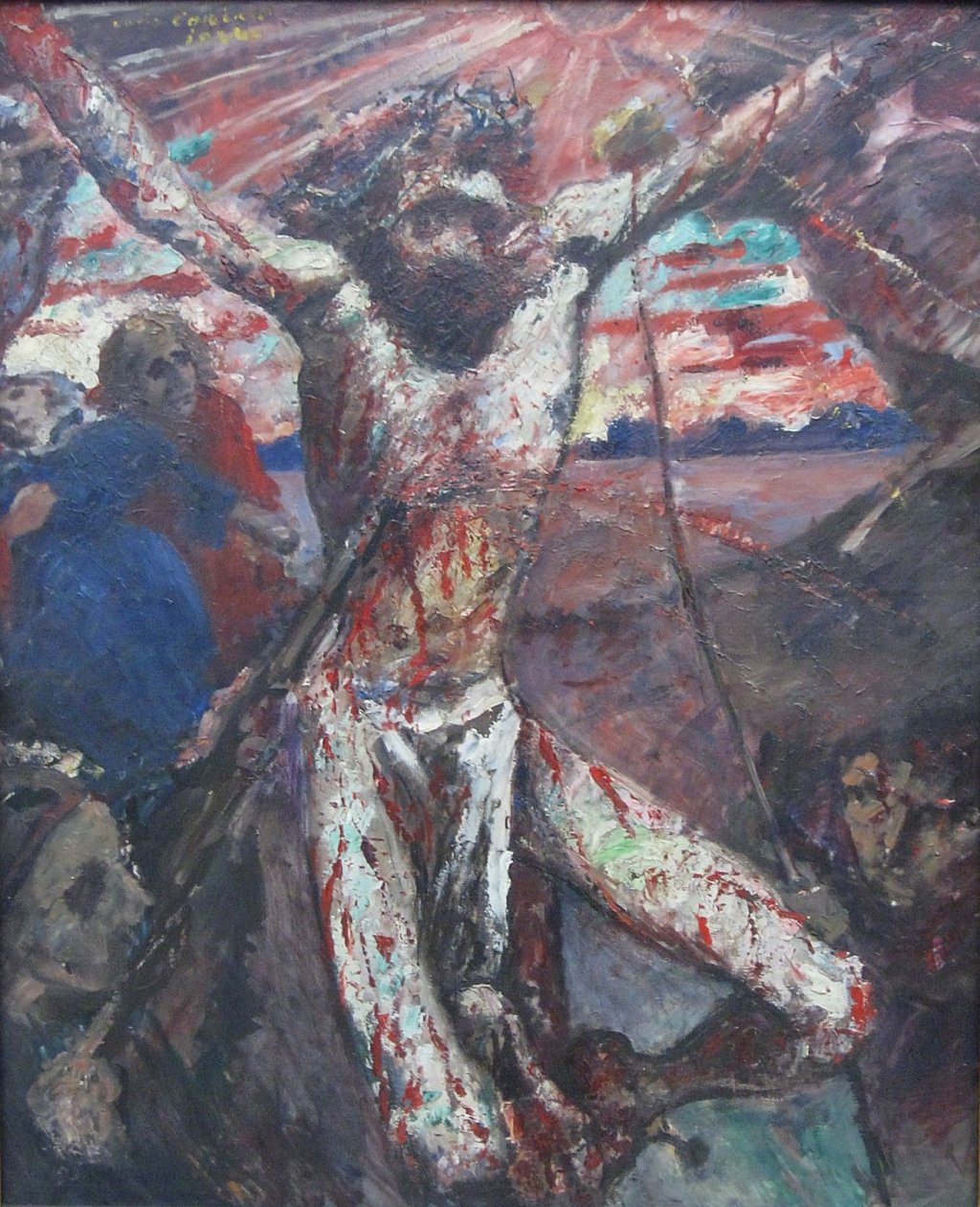 Den røde Kristus av Lovis Corinth
