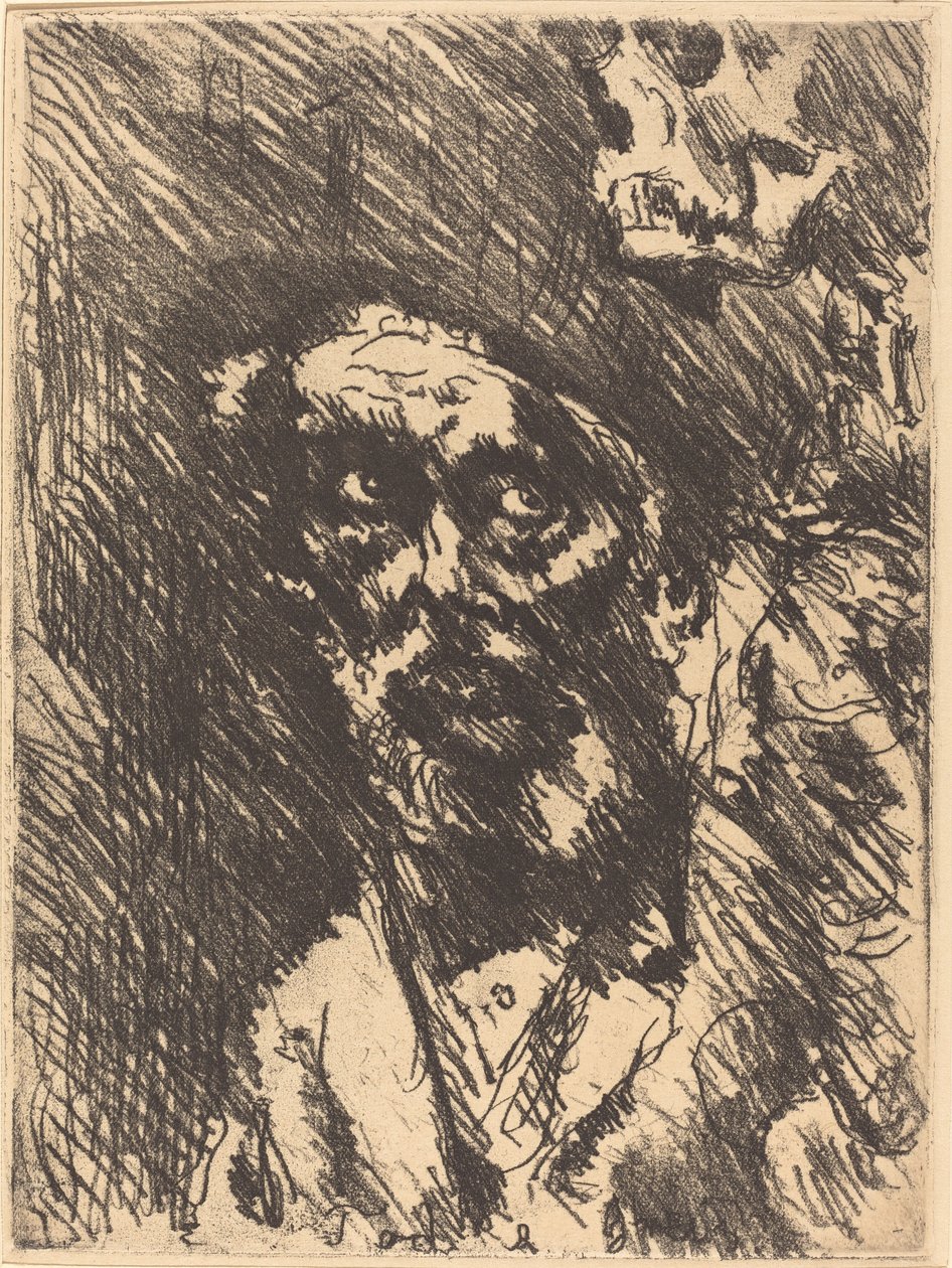 Døden og den gamle mannen av Lovis Corinth