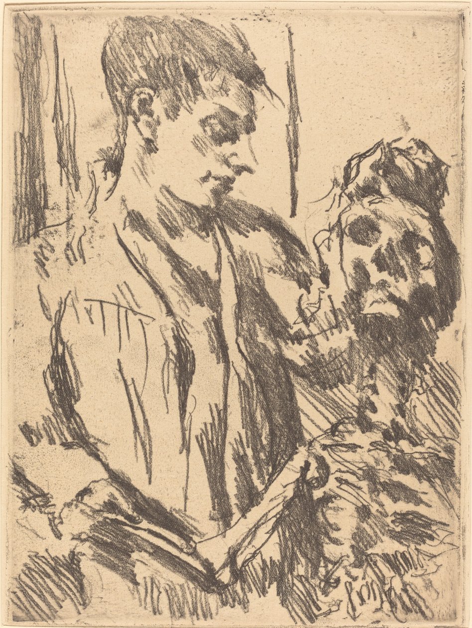 Tod und Jüngling (Døden og den unge mannen) av Lovis Corinth