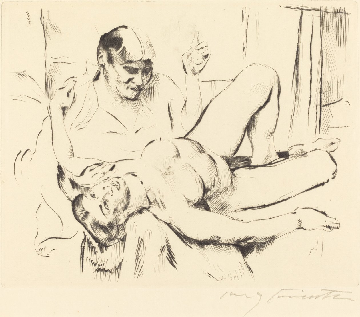 profeti av Lovis Corinth