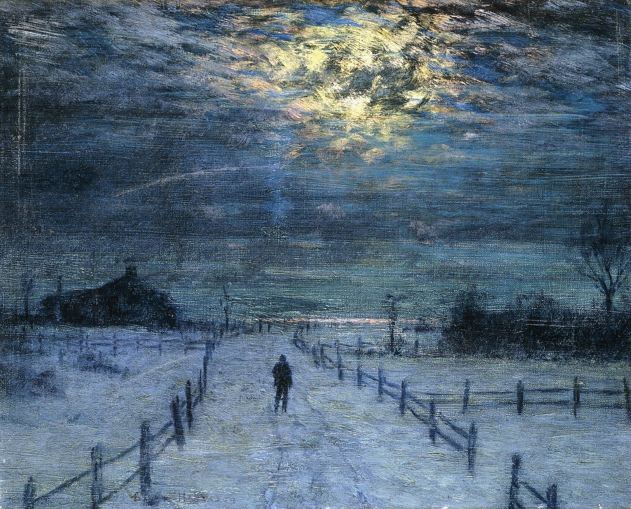 En vintertur av Lowell Birge Harrison