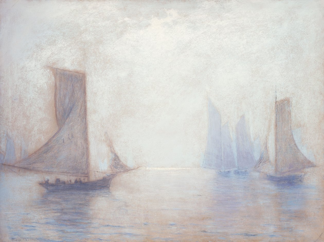Blå Seil av Lowell Birge Harrison
