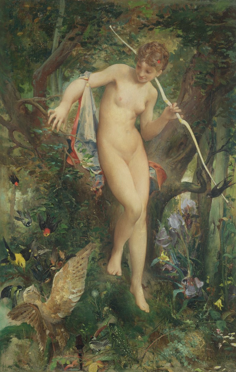 Diana, 1878 av Luc Oliver Merson