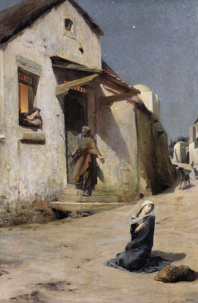 Ankomsten til Betlehem, 1897 av Luc Oliver Merson