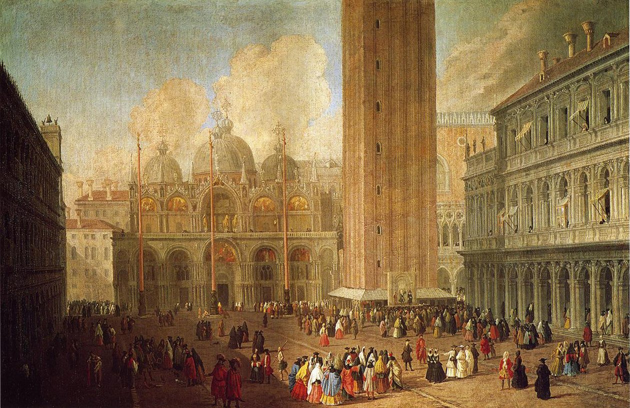 Piazza San Marco, Venezia, ca. 1722 av Luca Carlevaris