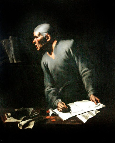 En filosof, ca. 1650 av Luca Giordano
