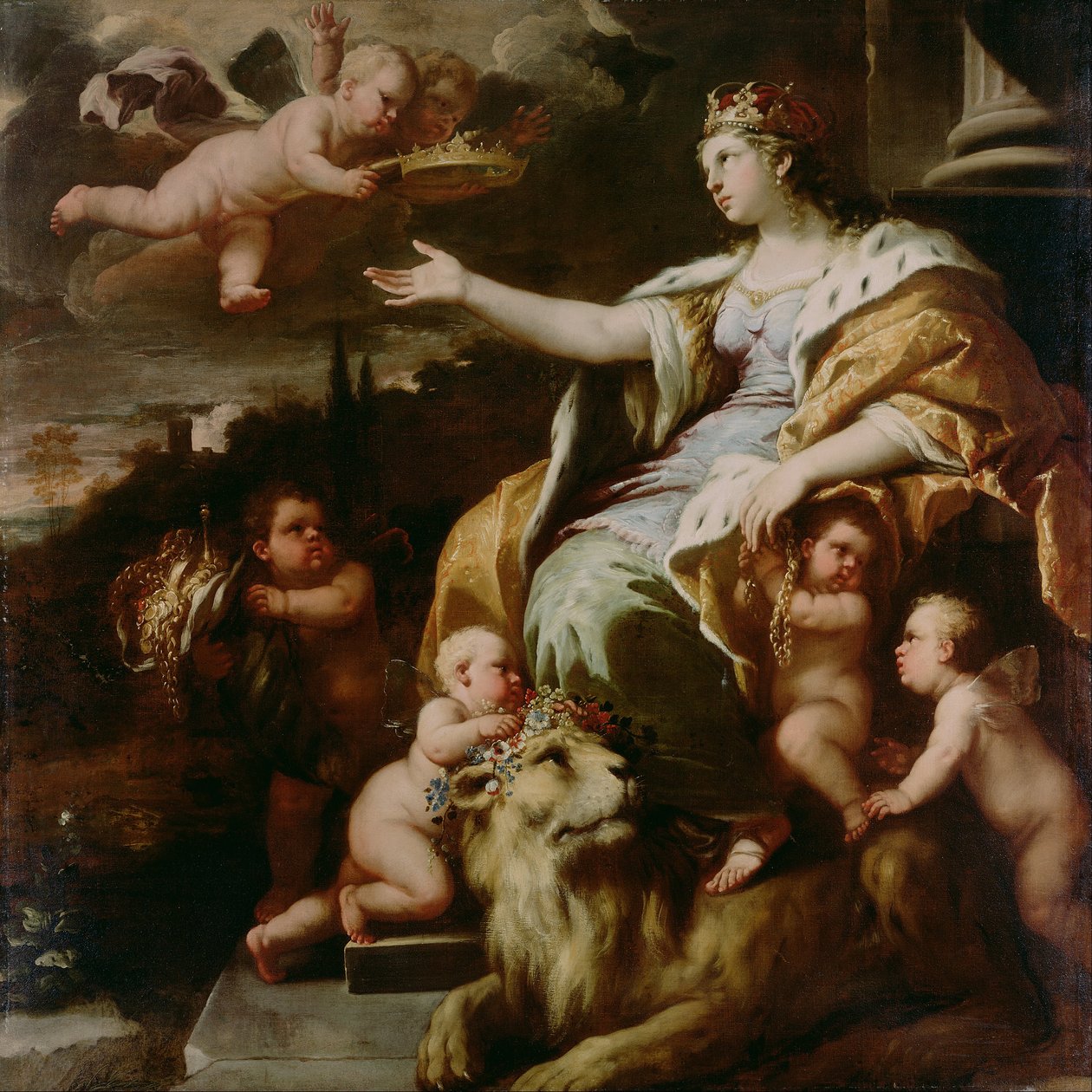 Allegory of Magnanimity av Luca Giordano