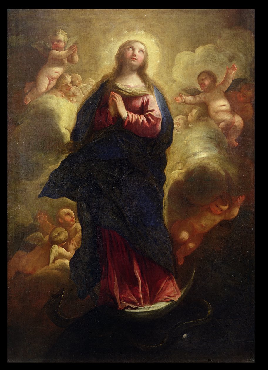 Jomfruens antagelse av Luca Giordano
