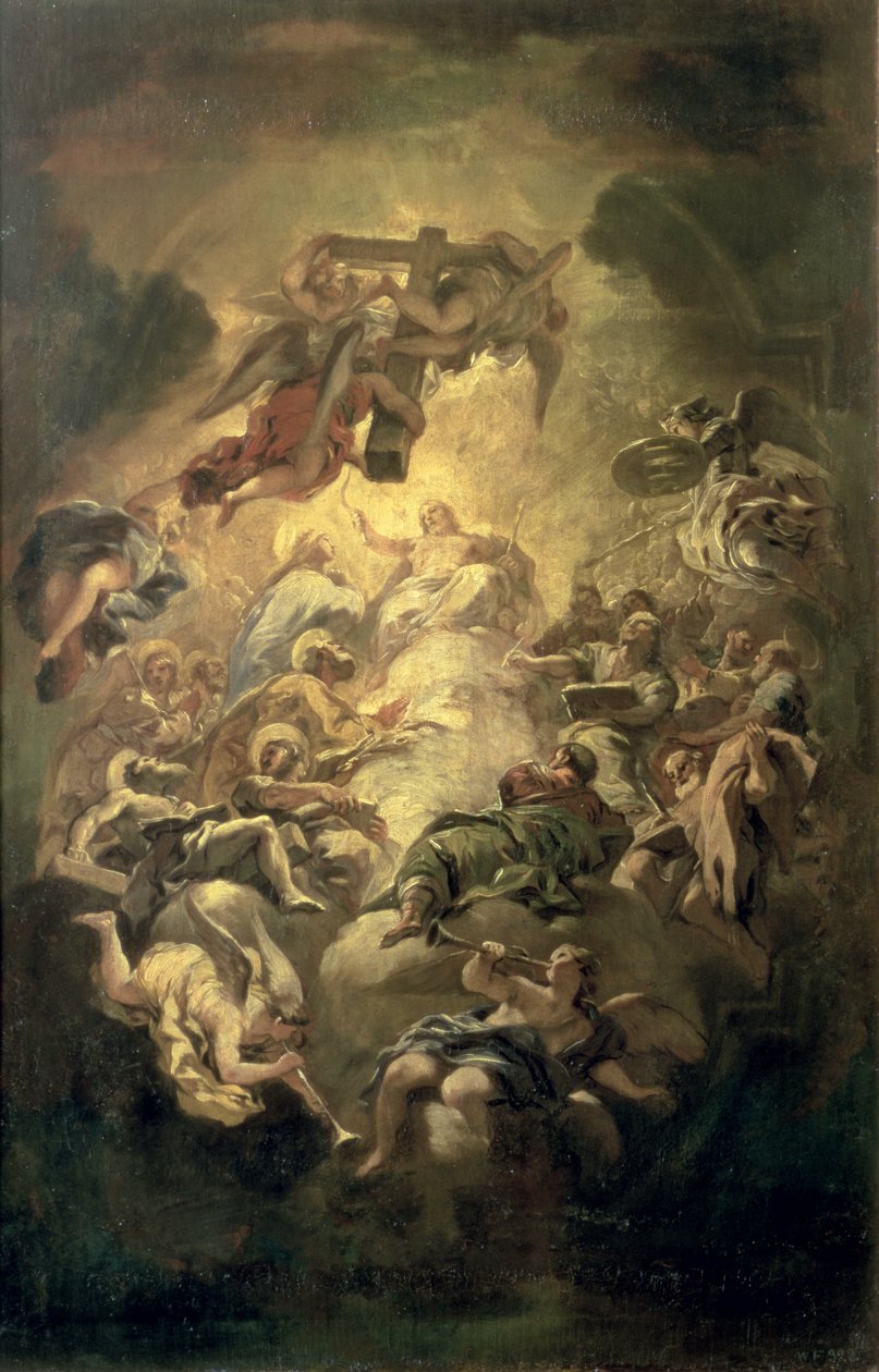 Kristus i herlighet av Luca Giordano