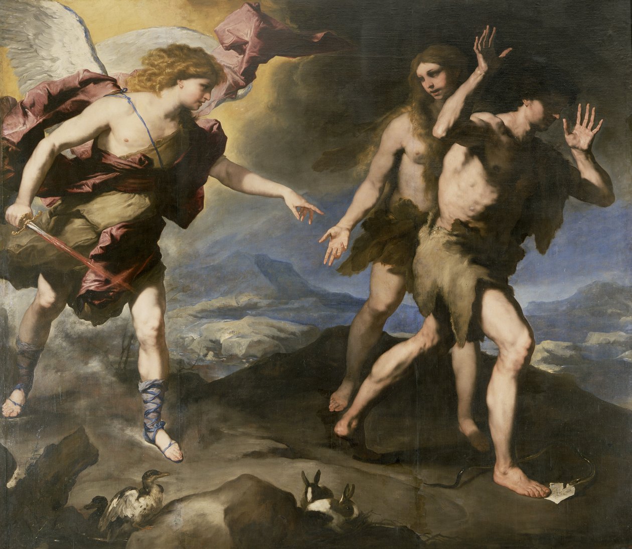 Utvisning fra paradis av Luca Giordano