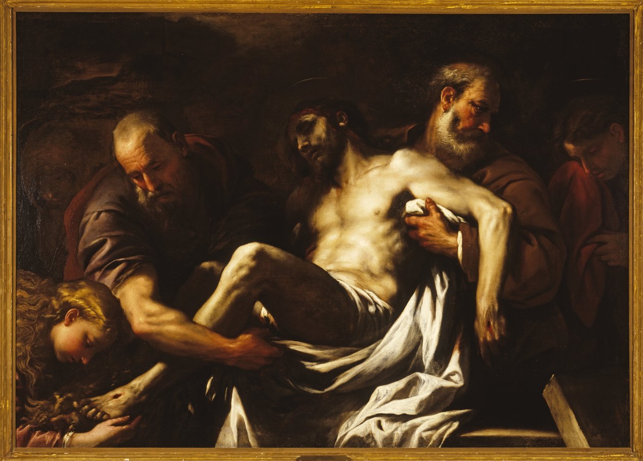 Kristi begravelse av Luca Giordano