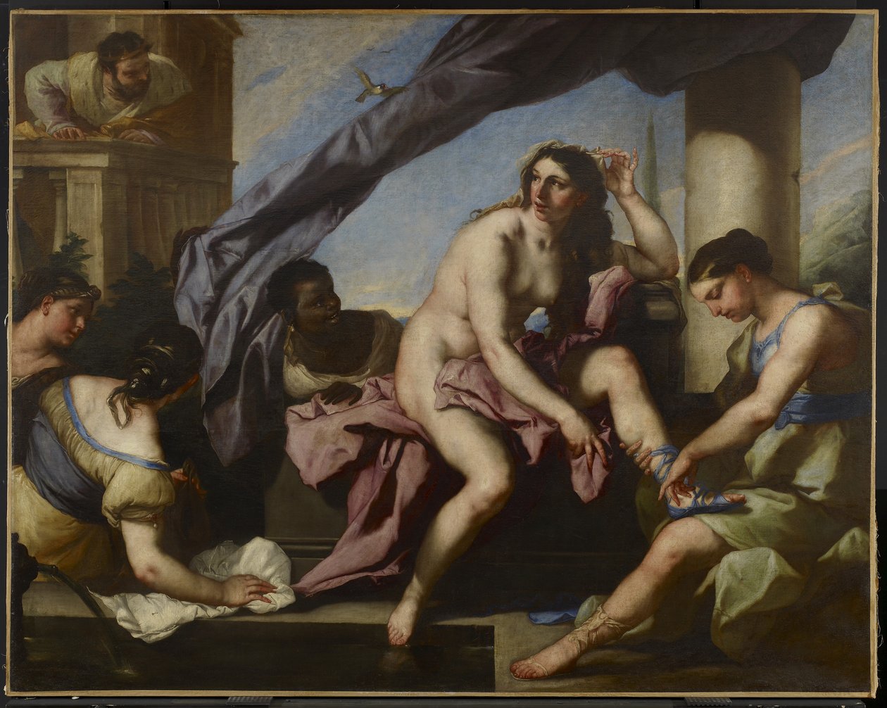 The Toilet of Bathsheba, ca. 1663 av Luca Giordano