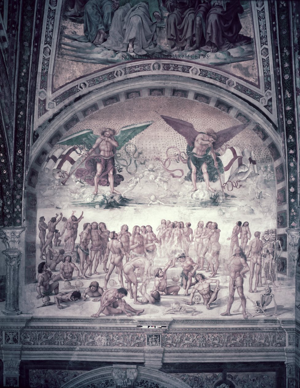 Siste dom, legemets oppstandelse, 1499-1502 av Luca Signorelli