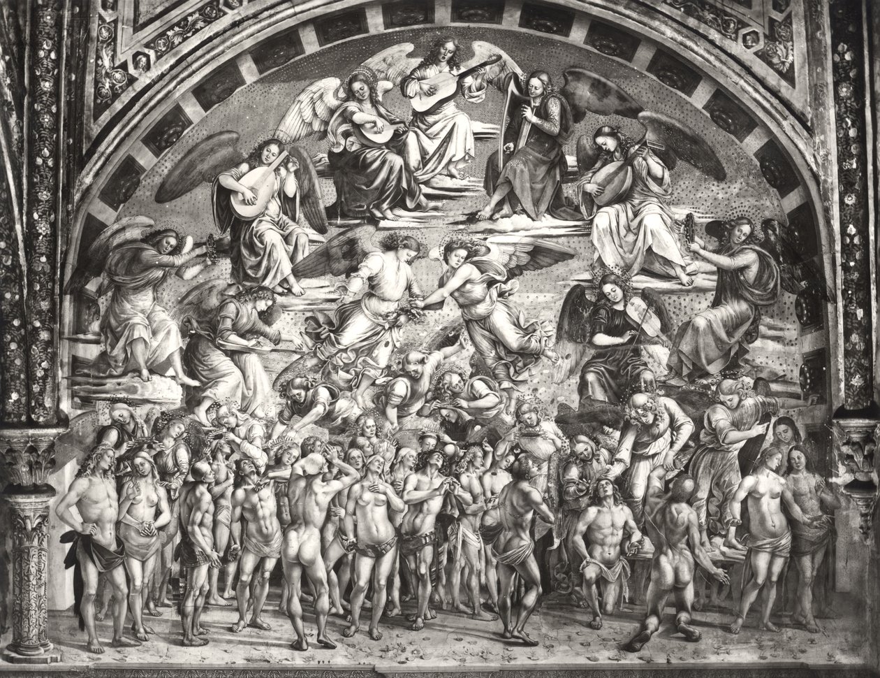 De utvalgtes kall til himmelen (se også 190258) av Luca Signorelli