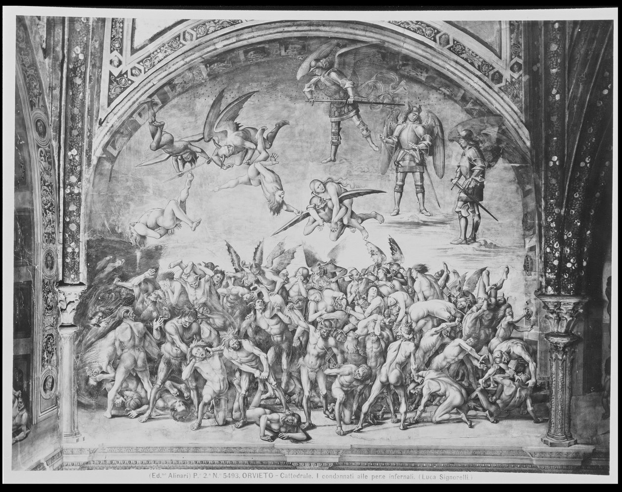 De fordømte, fra den siste dommen (se 136323) av Luca Signorelli